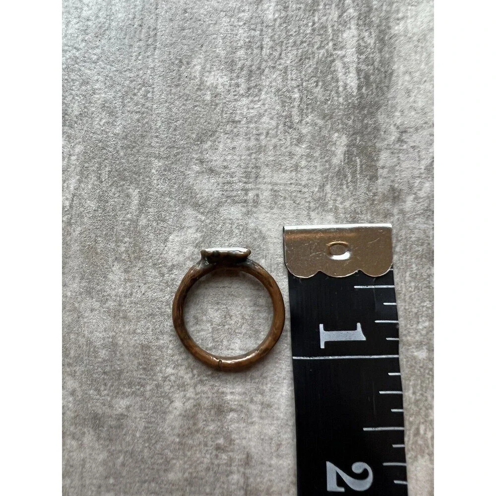 One Of a Kind Handmade Opal Ring Raw Stone Natural Beauty Simple Size 6